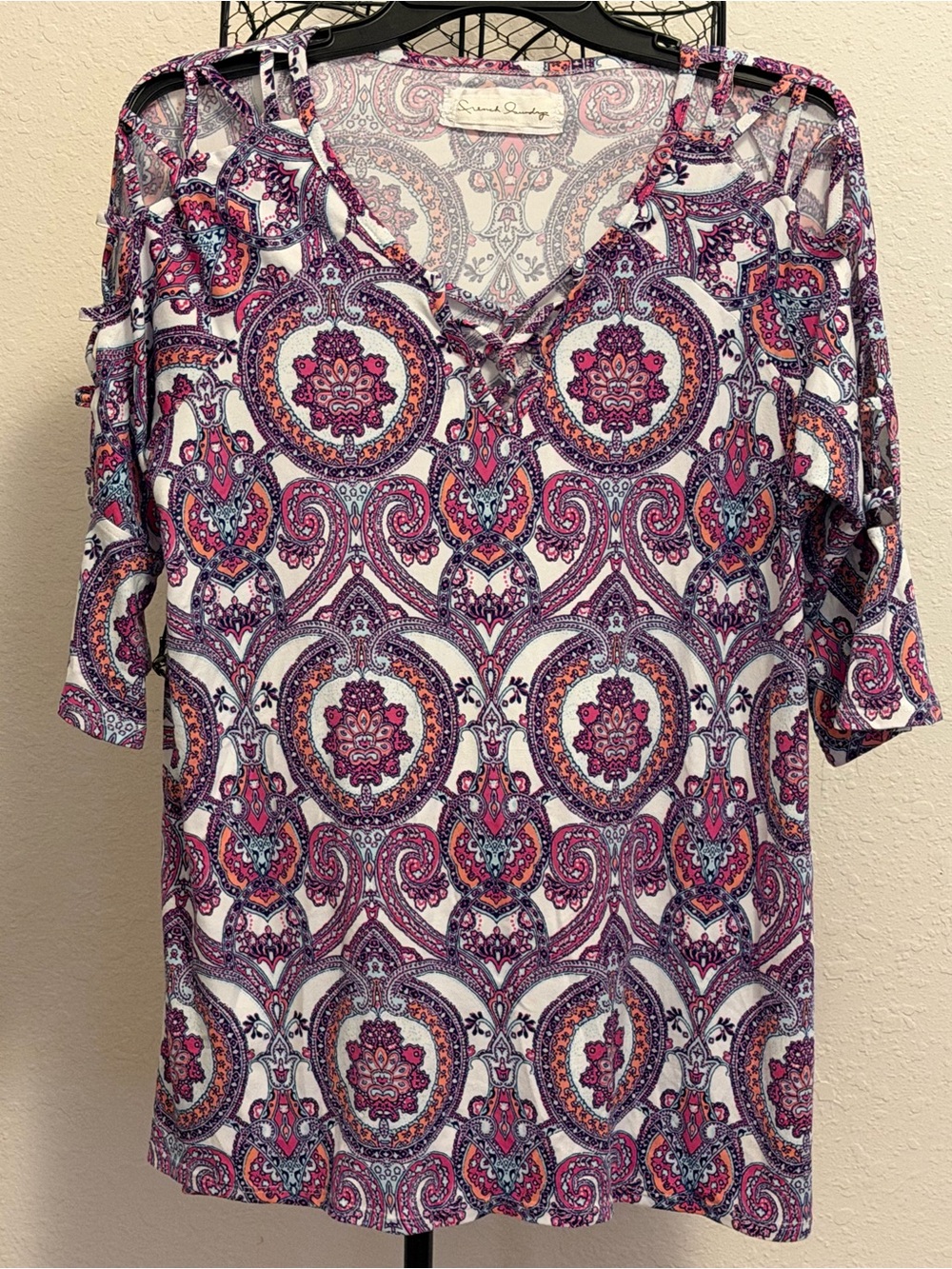 French Laundry Paisley Top